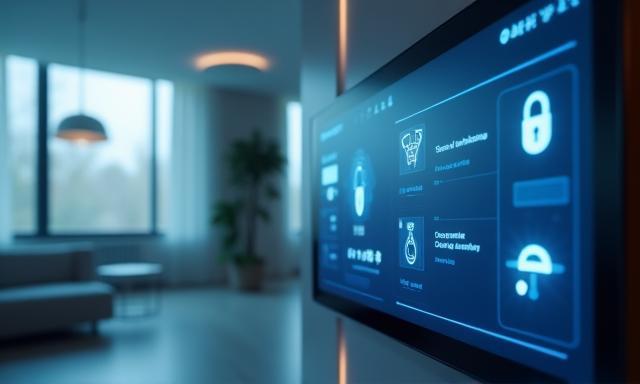 Geavanceerd smart home beveiligingssysteem met centrale bediening